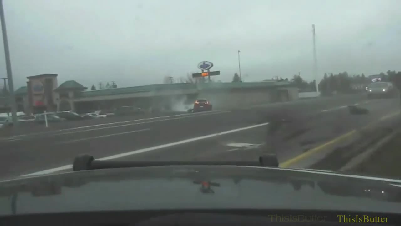 Idaho State Trooper's dashcam captures 111mph crash in Coeur D'Alene
