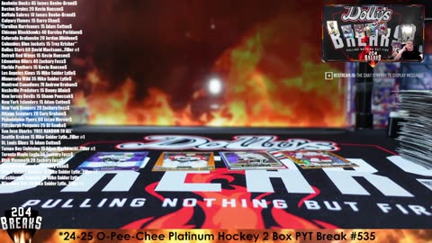 *24-25 O-Pee-Chee Platinum Hockey 2 Box PYT Break #535 [July 13, 2025]