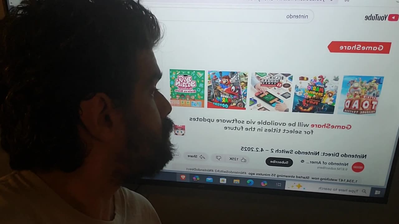 CarlosX360 "Live Reacted" to that Nintendo Direct (April 2, 2025)