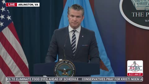 Defense Secretary Pete Hegseth and Gen. Dan Caine Hold a Pentagon Press Briefing
