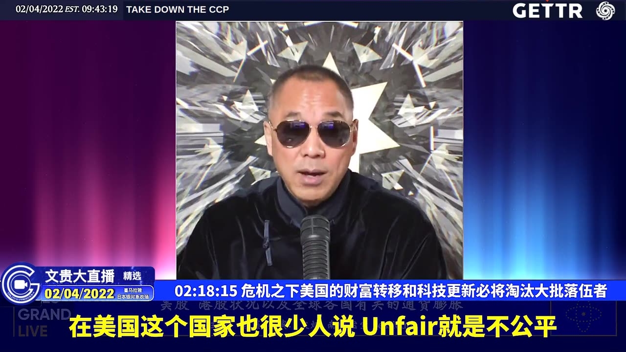 （三十七）危机之下美国的财富转移和科技更新必将淘汰大批落伍者【2022年02月04日文貴大直播精选】