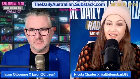 #TheDailyAustralian 133 w/ Nicola Charles & Jason Olbourne