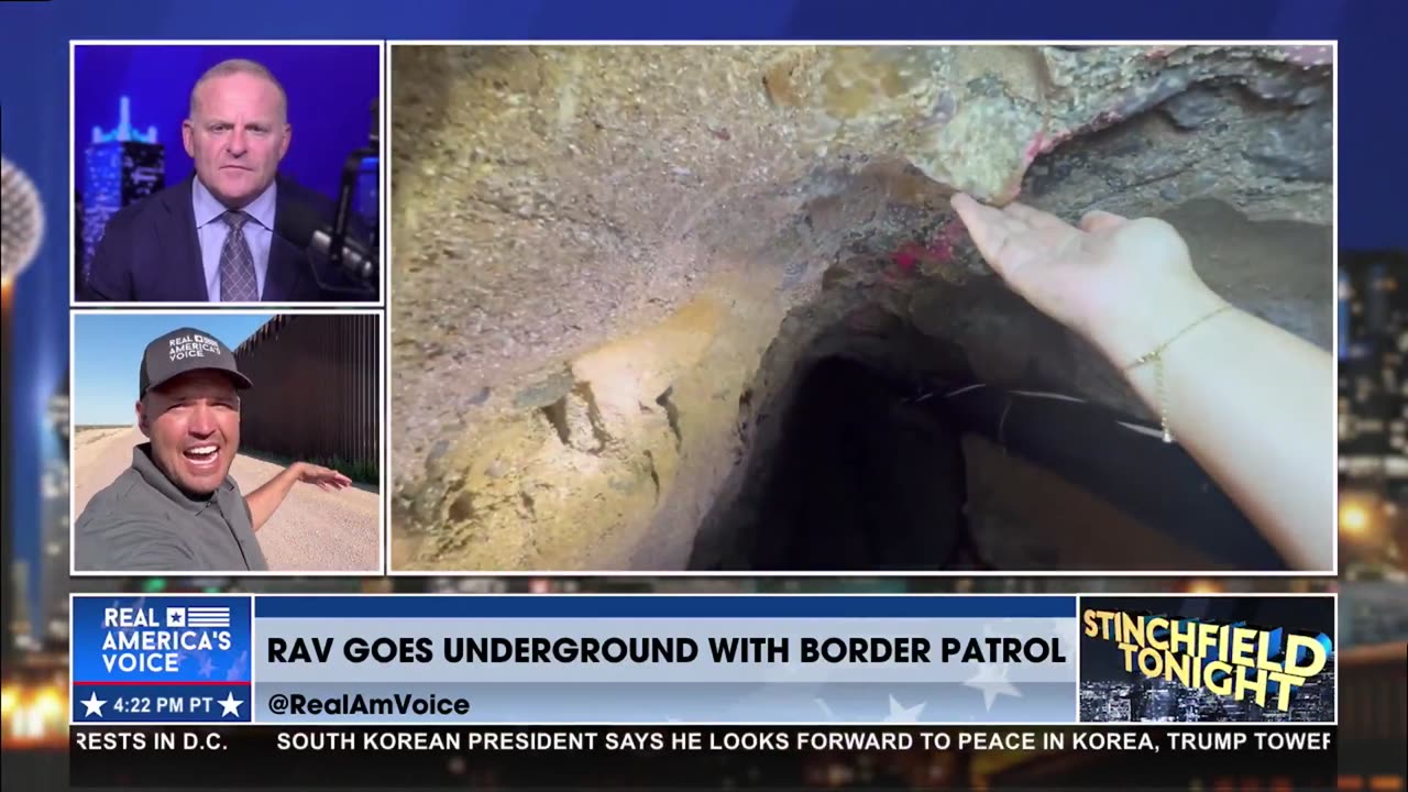 RAV GOES UNDERGROUND WITH BORDER PATROL