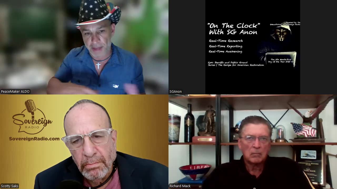 (8/21/2025) | On-The-Clock With SGAnon | Ep4: County Sheriffs and Public Grand Juries: The Recipe for America's Restoration