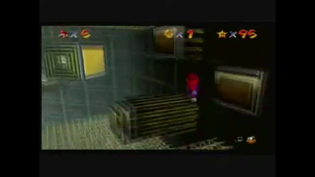 Super Mario 64 - Tick Tock Clock - Timed Jumps on Moving Bars