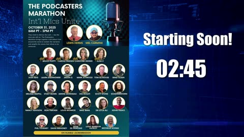 THE PODCASTERS MARATHON - FRIDAY OCTOBER 31