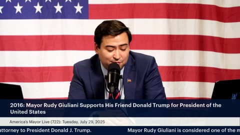 America's Mayor Live (722): Mayor Rudy Giuliani in His Own Words