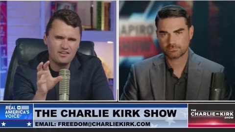 Charlie Kirk was figuring it out. Ben Shapiro no pleased