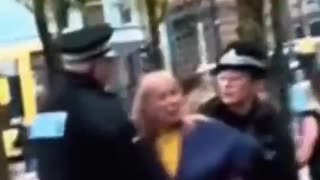 British woman says that England is a Christian country and then police arrest her