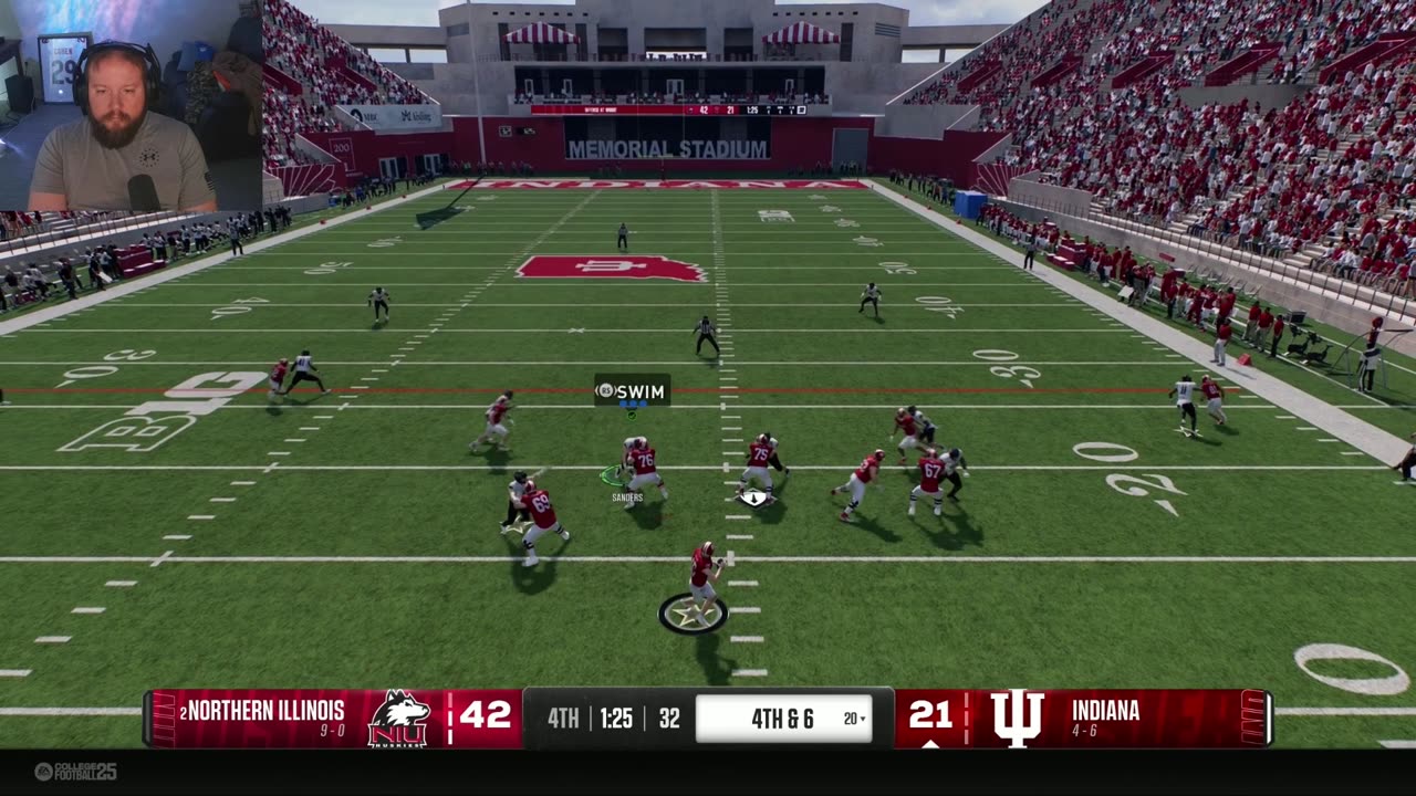 Trap Game vs Indiana l College Football 25 NIU Huskies Dynasty l Ep. 63