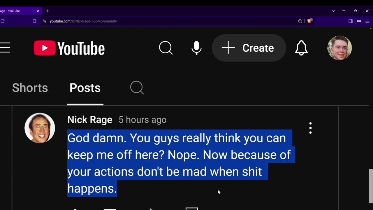 Marx the Noob loses Channels One by One as he is chased off internet