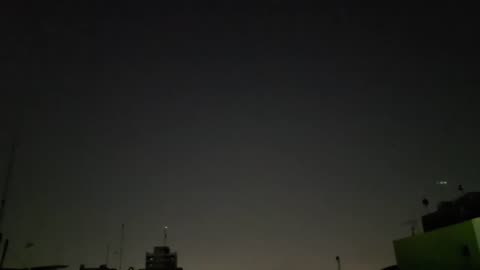Video captures Iranian air defences in action