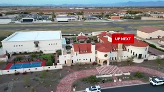 This 32,000 sqft Luxury Home with 50ft ceilings Has A Built In Airport, golf, bowling alley!