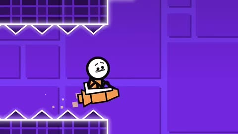 Running from Geometry Dash Cube #shorts
