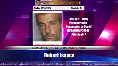 Mugshot TV - Live Arrest Booking Video Stream