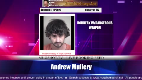 Mugshot TV - Live Arrest Booking Video Stream