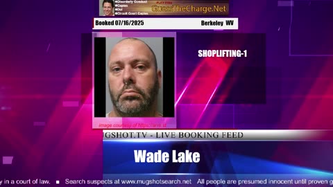 Mugshot TV - Live Arrest Booking Video Stream