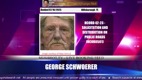 Mugshot TV - Live Arrest Booking Video Stream