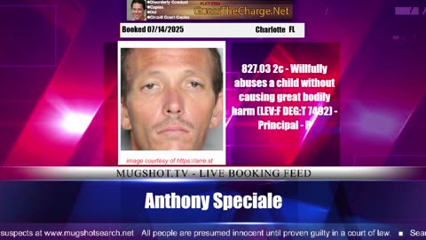 Mugshot TV - Live Arrest Booking Video Stream