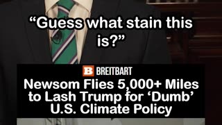 Newsom Travels 5,000 Miles to Call U.S. ‘Dumb’ on Climate