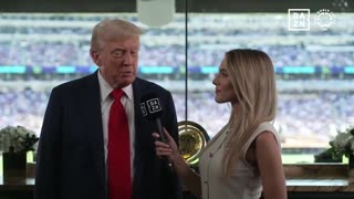 President Donald J. Trump at the FIFA Club World Cup: "When I was young, they brought a player named Pelé here to play... This place was packed"
