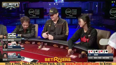 Phil Hellmuth, Jungleman, Xuan Liu, 3COIN ♦ Day 3♦ Livestream High Stakes Poker Cash Game