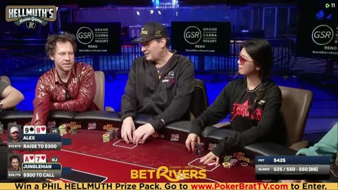 Phil Hellmuth, Jungleman, Xuan Liu, 3COIN ♦ Day 3♦ Livestream High Stakes Poker Cash Game