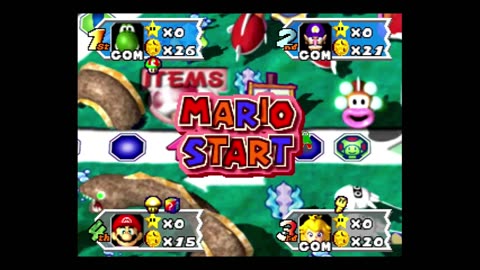 EMarioParty3 Deep Bloober Sea Hard AI 35 Turn Game Part Two