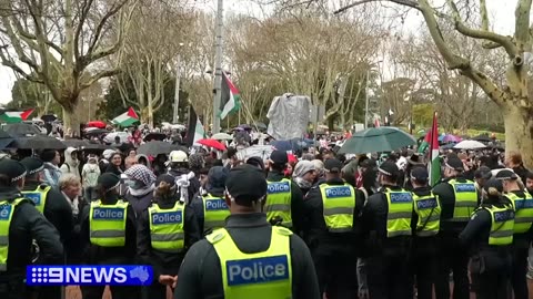 Thousands of pro-Palestine protestors take over Melbourne streets 9 News Australia