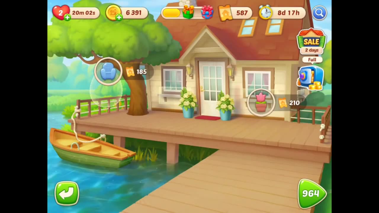 🏡Let’s Play Homescapes: Levels 951–963 🌊 Lake House Renovations 💡🪴