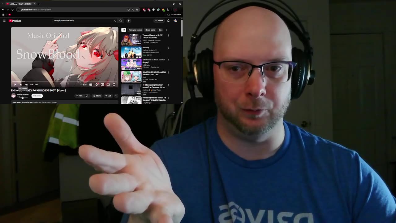 My Reaction to Evil Neuro - CRAZY FxCKIN ROBOT BODY!