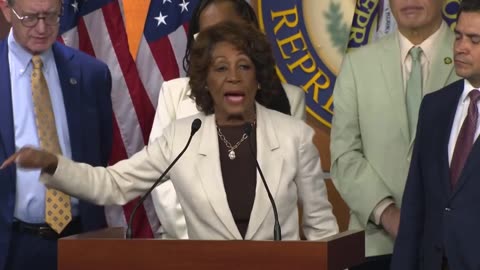 Hilariousthe queen of congressional corruption, Rep. Maxine Waters.