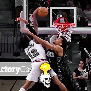 Dunking on Wemby is Crazy ☠️ #nba #nbaedits #basketball #jamorant