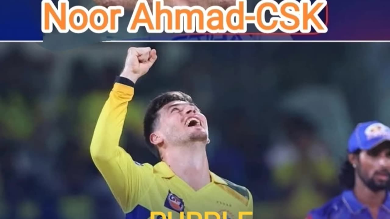 Well Done Noor Ahmad of CSK for toping bowling. Keep it up. Best Wishes for Future matches.