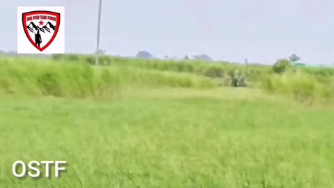 💥🔥 Myanmar War | One Star Task Force Blows Up Junta Supply Ship on Chindwin River | RCF