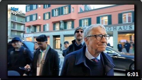 POWERFUL VIDEO: Bill Gates Confronted At Davos For His COVID Depopulation Agenda Crimes!
