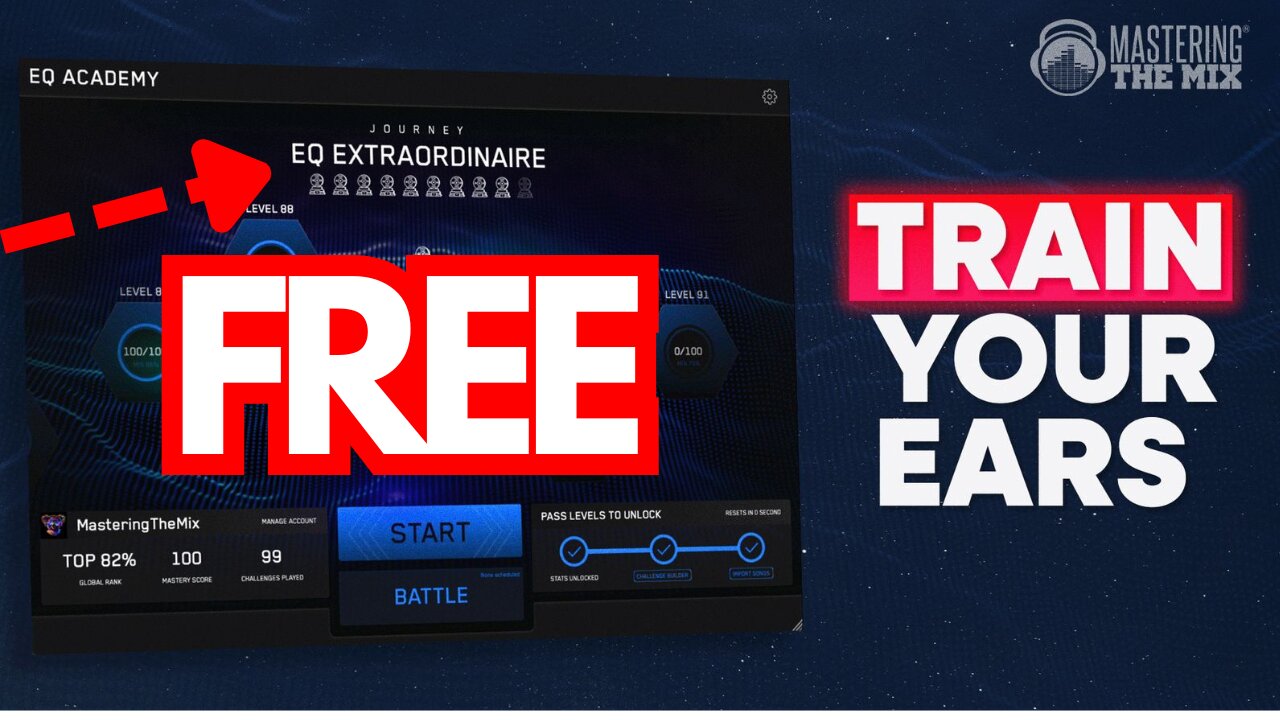 FREE SoundGym Killer? Mastering The Mix Drops Free EQ Academy - Ear Training