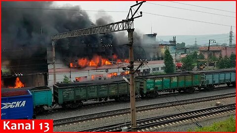 Ukrainian Forces paralyzed the railway in Russian Volgograd region with a strike on Zhutovo station