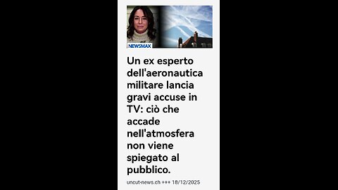 GUERRA ALLA GEOINGEGNERIA: "Sottufficiale chimico dell'Aeronautica USA ha deciso di parlare"