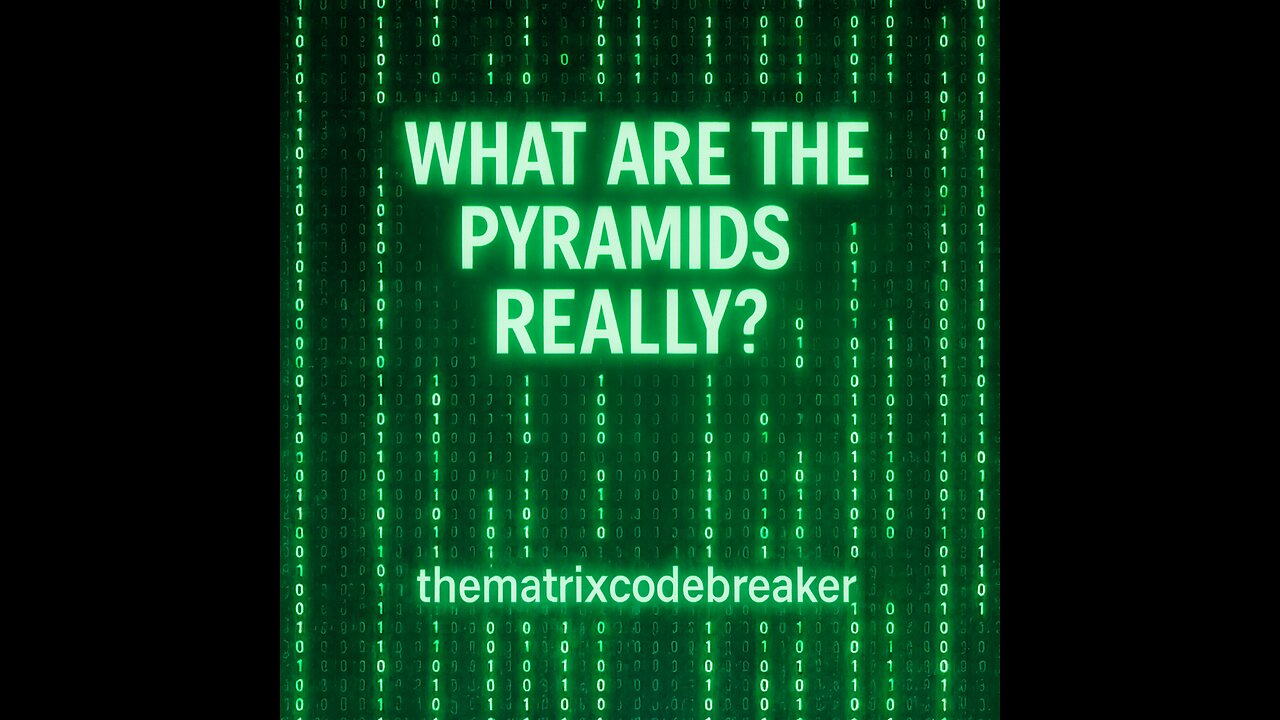 WHAT WERE THE PYRAMIDS REALLY?