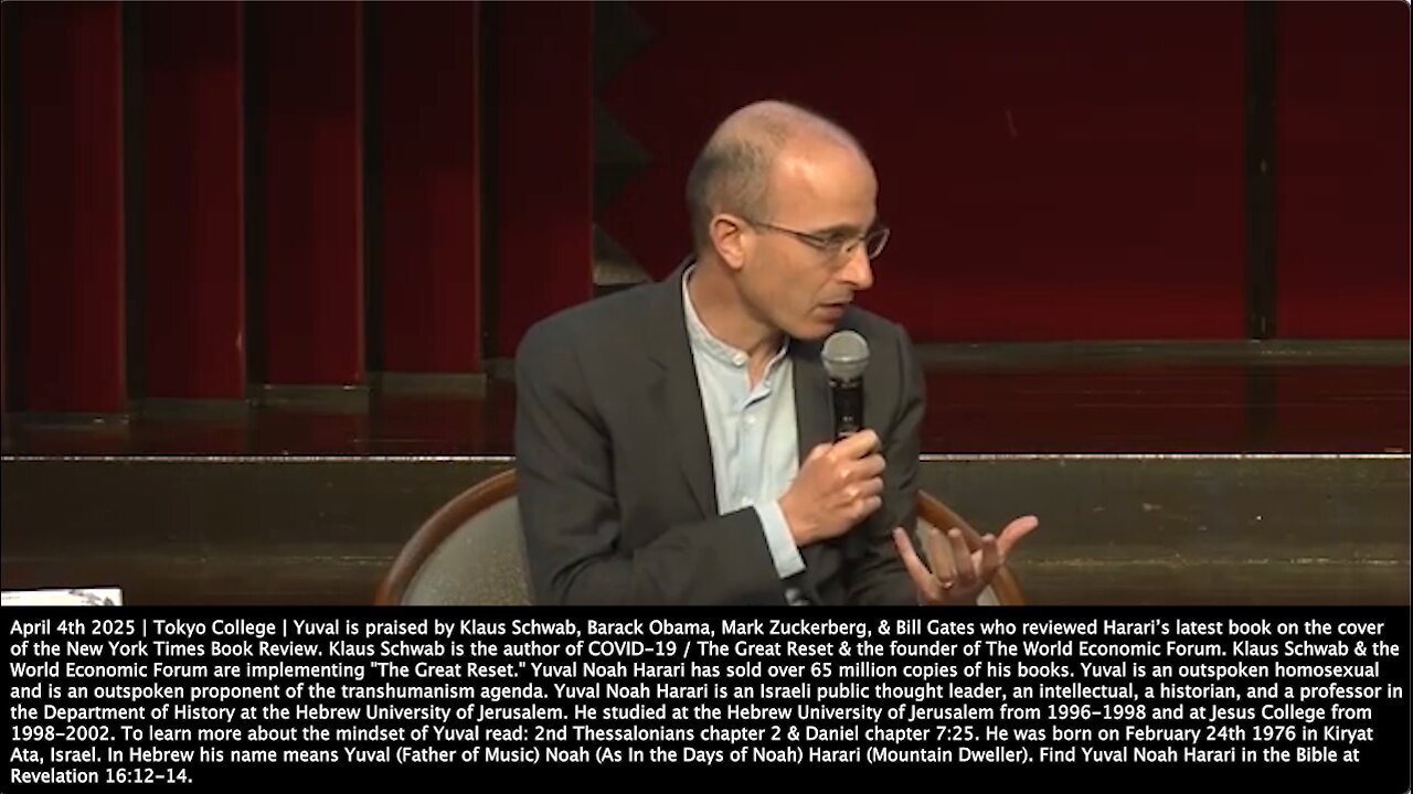 Yuval Noah Harari | "What Happens When You Unleash Millions & Millions of AIs...New Religions Created By AIs. It's New Financial Devices. What Happens When Our Future Financial Stories Come from a Non-Human Intelligence?"