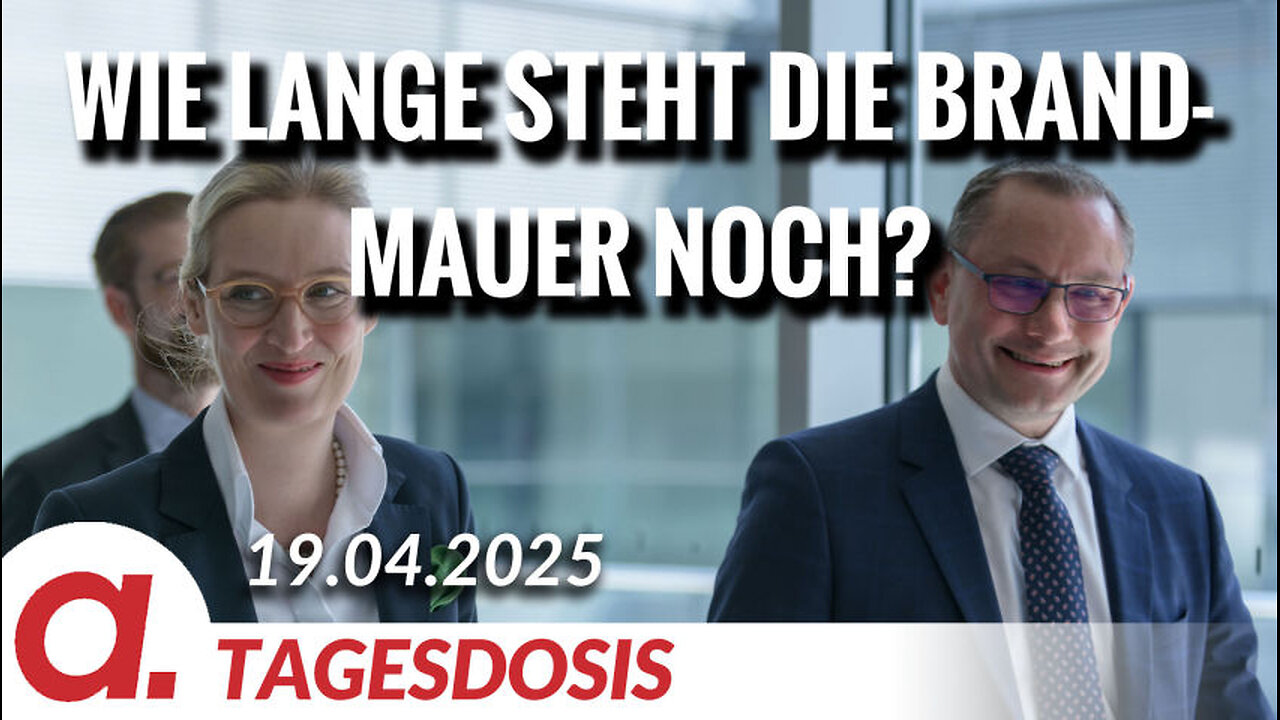Wie lange steht die Brandmauer zur AfD noch? | Von Uwe Froschauer