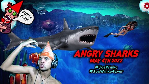 Angry Sharks 2016 (Part 1) - Ipod Touch Gaming Livestream (May 4th 2022) - Joe Winko