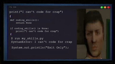 Coding to escape this hell-scape! - Exit Only