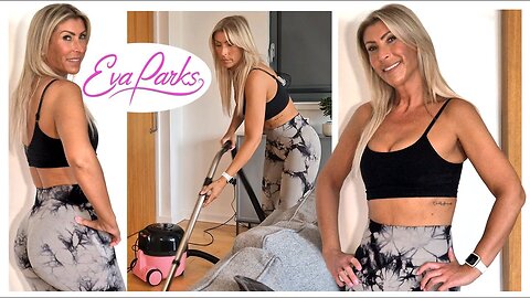 EVA PARKS: High-End Home Care | 4K ASMR Cleaning & Leggings Style ✨🧹
