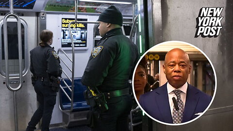 Mayor Adams touts subway crime success with overnight police patrols