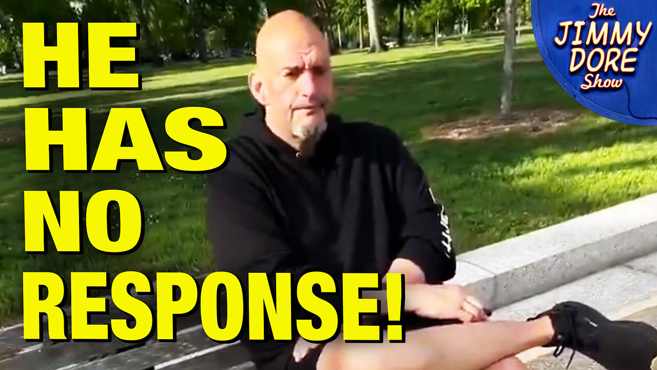 Zionist Shill John Fetterman CONFRONTED Over Supporting Genocide