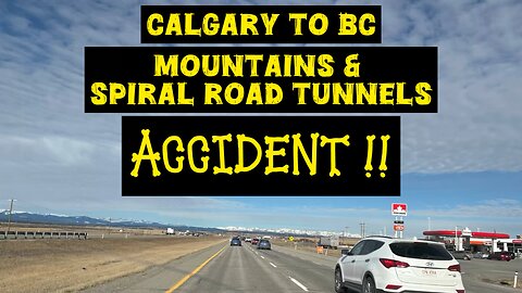 Alberta to BC * Hi-way Accident *Spiral Mountain Tunnels * Boardwalk Finds * Waterfall * @thevannut