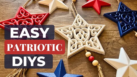 Stunning Red, White, and Blue Crafts! 🇺🇸 | Decoupage, Canvas & Window Clings DIY