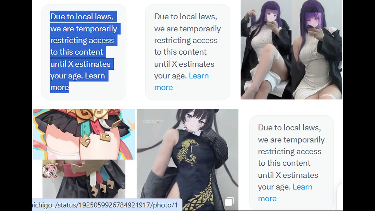 Due to local laws, we are temporarily restricting